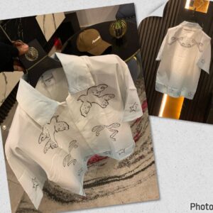 2morrow Vintage Black and White Print Shirt