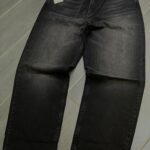 Turkey Dark Wash Paint Splatter Baggy Jeans