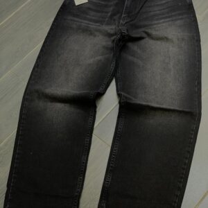 Turkey Dark Wash Paint Splatter Baggy Jeans