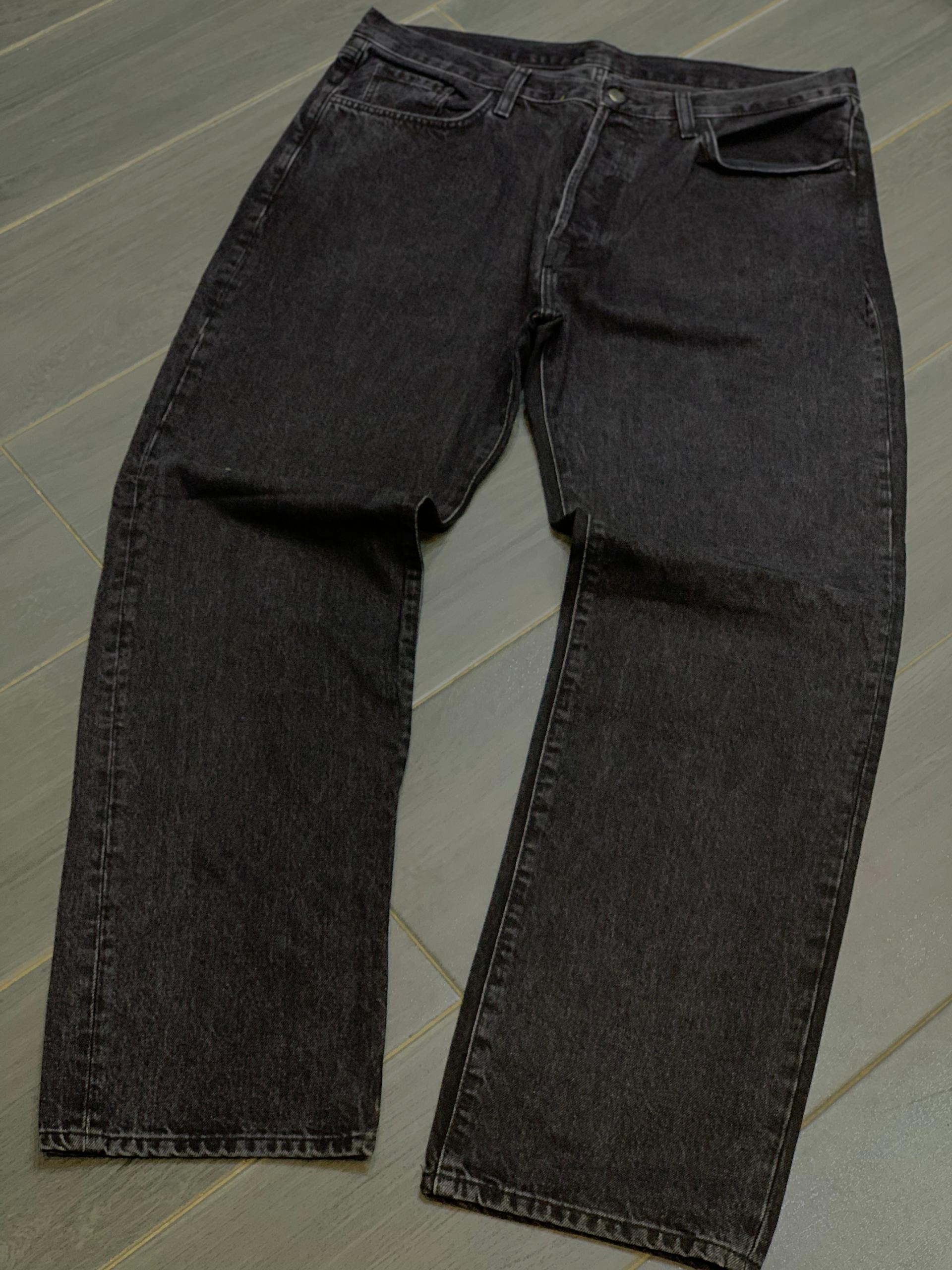 Turkey Dark Wash Stripe Baggy Jeans
