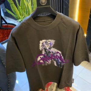 Mid-Grey Luxury Polo with White Contrast Trim