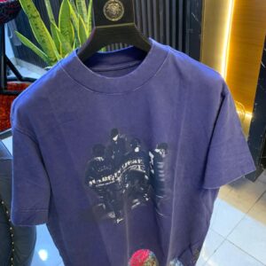 Navy Blue Luxury Polo with White Contrast Trim