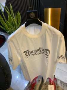 White Luxury Polo with Black Contrast Trim