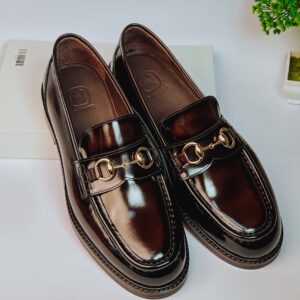 N-AMATO Premium Dark Brown Loafer shoe
