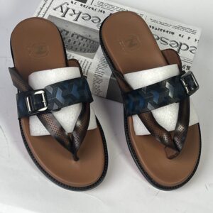 N-Amato Sahara Thong Sandal with Chevron Strap