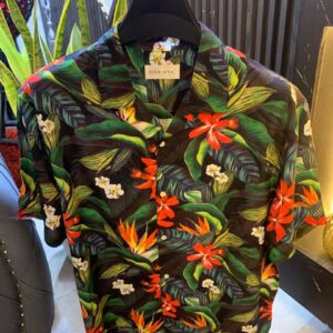 Turkey Vintage Floral Print Short-Sleeve Shirt