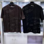 Men’s Graffiti Print Crew Neck T-Shirt